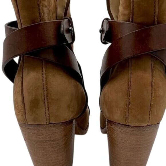 Rag & Bone Kinsey Brown Suede Heeled boots - Size 7 - Picture 8 of 10